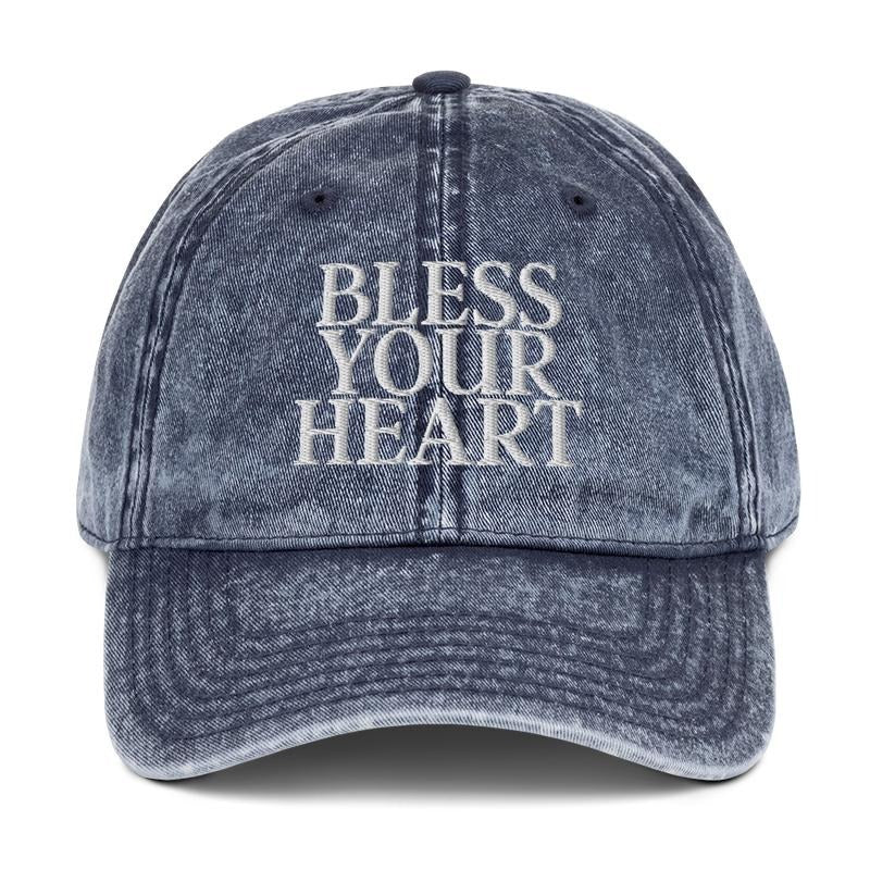 Bless Your Hear Vintage Cotton Twill Cap copy