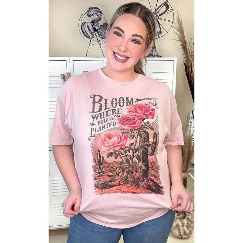 Bloom Where You Were Planted Christian Graphic T-Shirt Hoodie, Sweatshirt | WearSparks.com