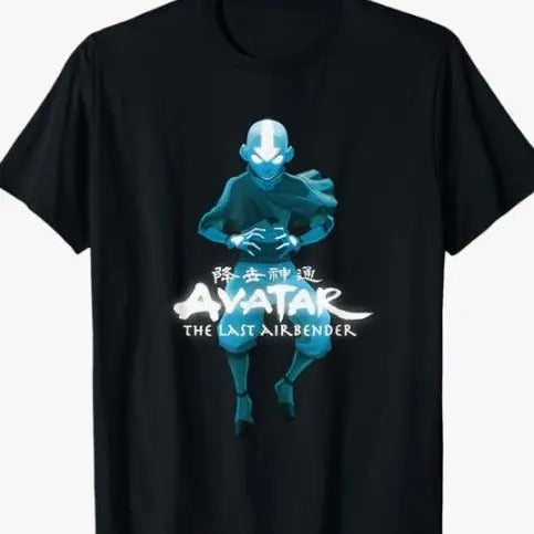 Blue Monochromatic Aang The Last Airbender T-Shirt_1 Sweatshirt, Hoodie, Comfort Colors