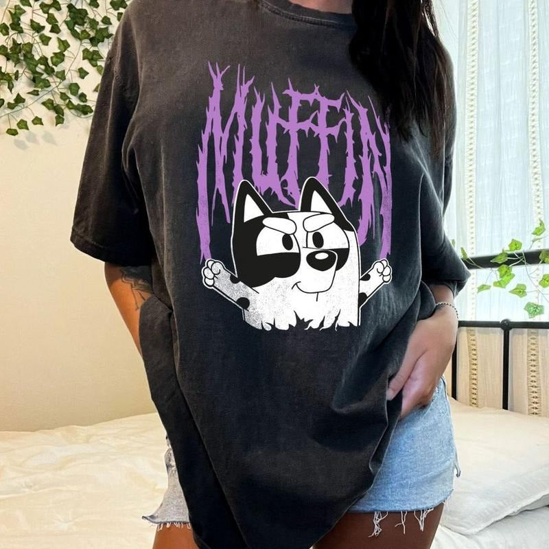 Blue Muffin Shirt, Muffin Bingo Shirt Dog Cartoon T-shirt, sweater and Hoodie Sweatshirt | WearSparks.com