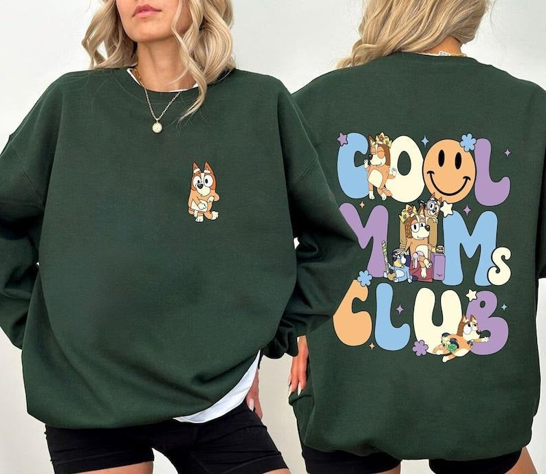 Bluey Cool Mum Club Shirt | Bluey Chilli Heeler Shirt | | In My Bluey Mom Era Shirt | Bluey Mom Shirt | Bluey Mum Gift | In My Mom Era