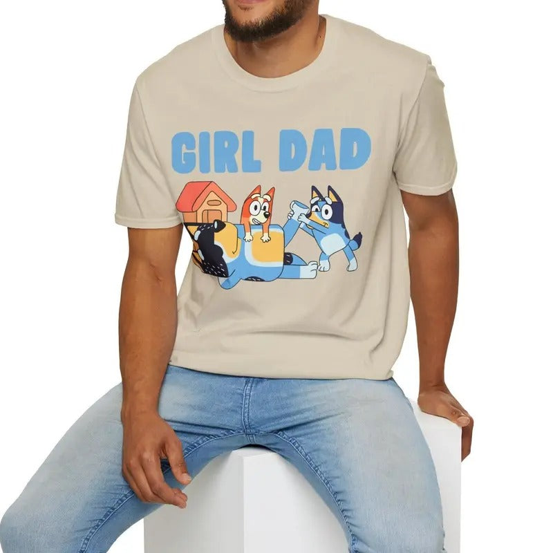 Bluey Dad Shirt - Girl Dad - Bluey Family - Gift for Toddler Dad - Bluey Shirt Dad - Tactical Dad - Bluey Dad - First Fathers Day