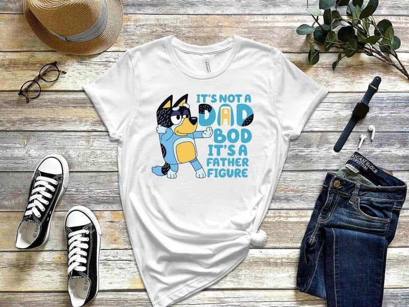 Bluey Dad T-shirt, Bandit Heeler Sweatshirt, Dog Family Shirt, Father's Day Shirt, Fathers Figure Shirt, Dad To Be Tee, Future Dad Shirt, Dad Bod Shirt