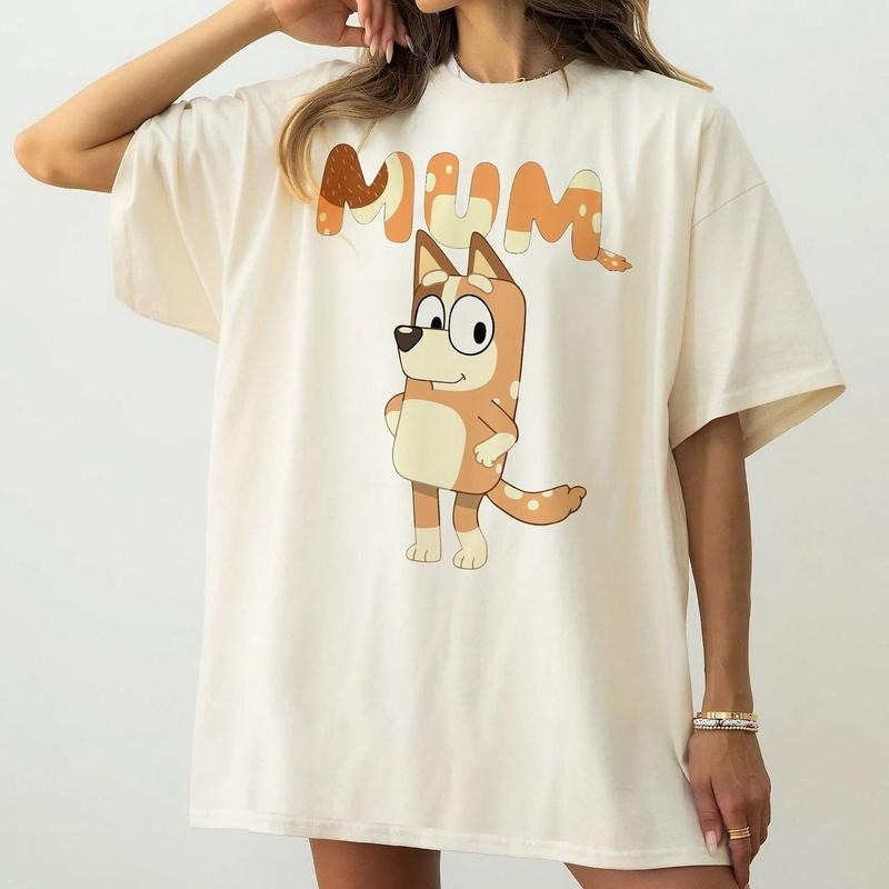 Bluey Mom Shirt, Bluey Family Sweatshirt, Retro Chilli Heeler Shirt, Mum Bluey Birthday Shirts, Bluey Chilli Mum Sweater, Bluey Mother's Day Shirt