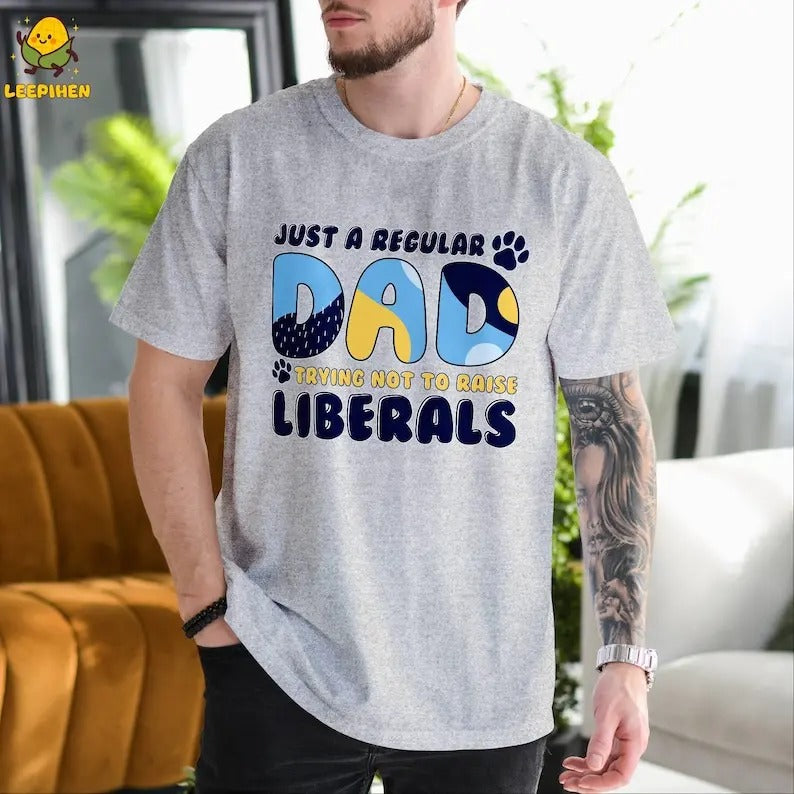 Bluey Republicans Dad Shirt, Republicans Shirt, Bluey Best Dad Ever Shirt, Bluey Bandit Shirt, Bluey Father's Day Shirt, Rad Dad Bluey Shirt