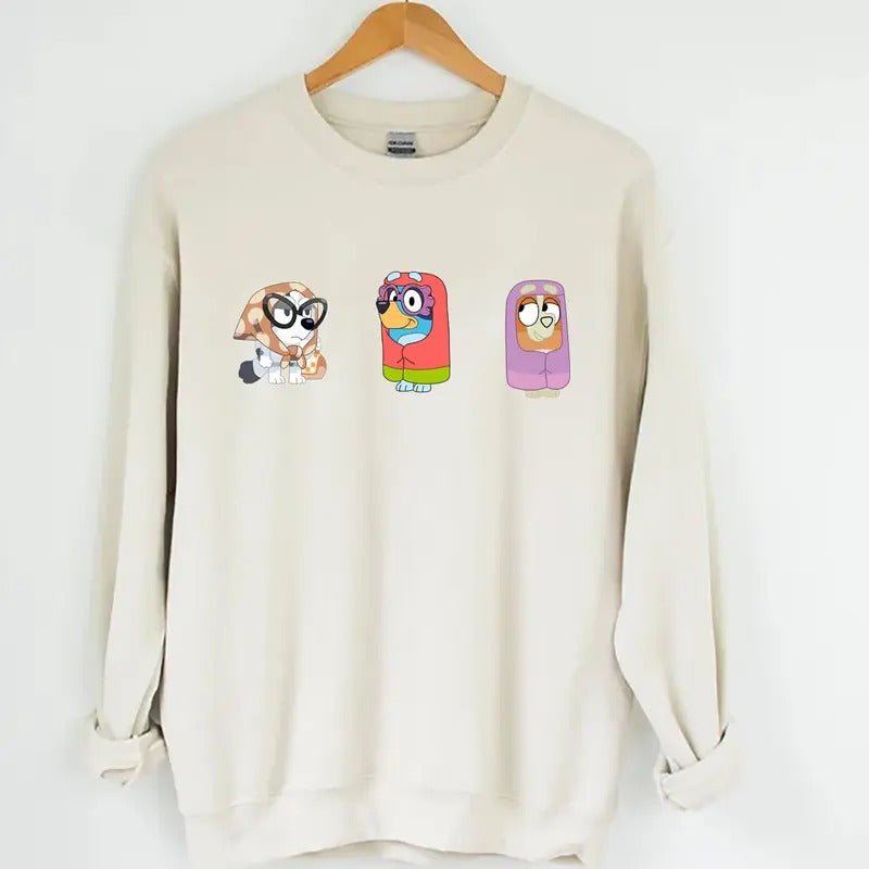 Bluey Shirt, Bingo Shirt, Bluey Characters, Bluey Heeler Family Shirt, Bluey Characters, Holiday Shirt, Dog Shirt