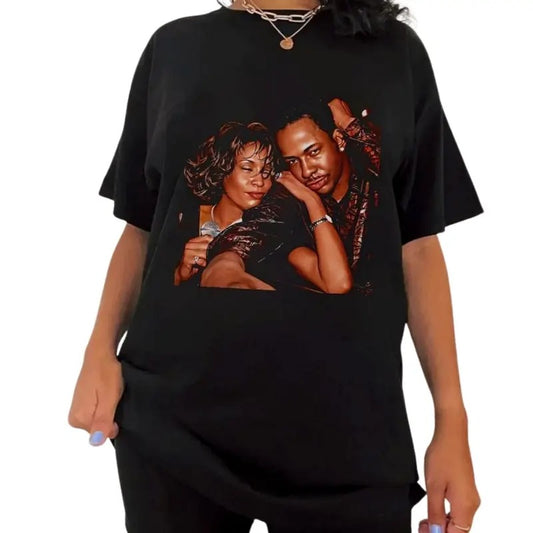 Bobby & Whitney t-shirt, Whitney Houston Shirt, Music Shirt , Tour 2024 Shirt