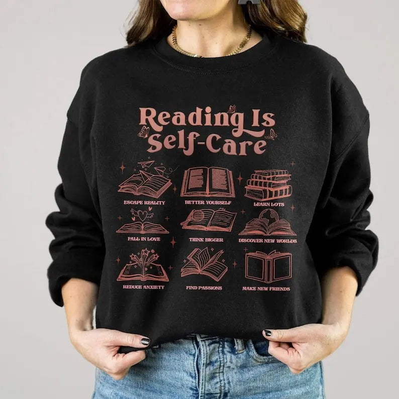 Bookish Mental Health Shirt Design, Reading Is Self-Care Instant , Book Lovers Club Sublimation Design, Book Addict...