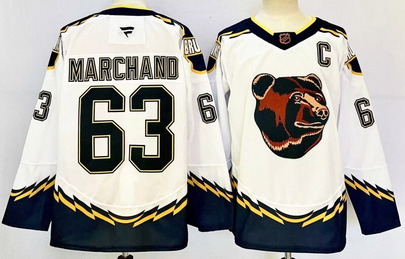 Boston Bruins #63 Brad Marchand Style 2