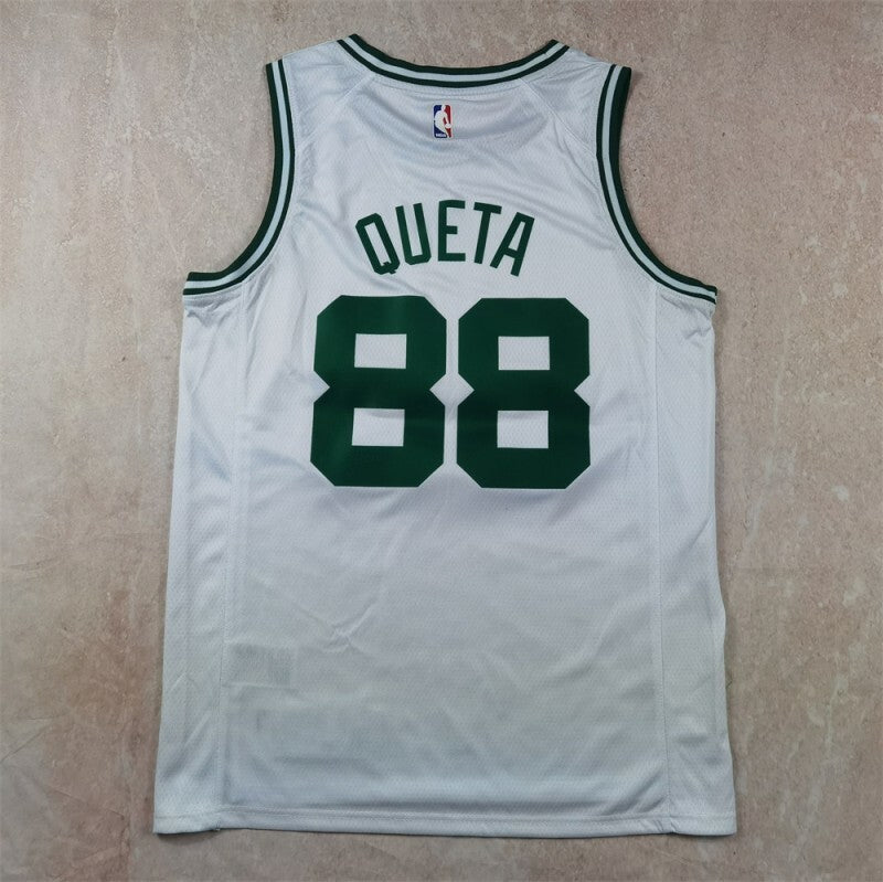 Boston Celtics#88 Neemias Queta Hot Press Celtics Style 1