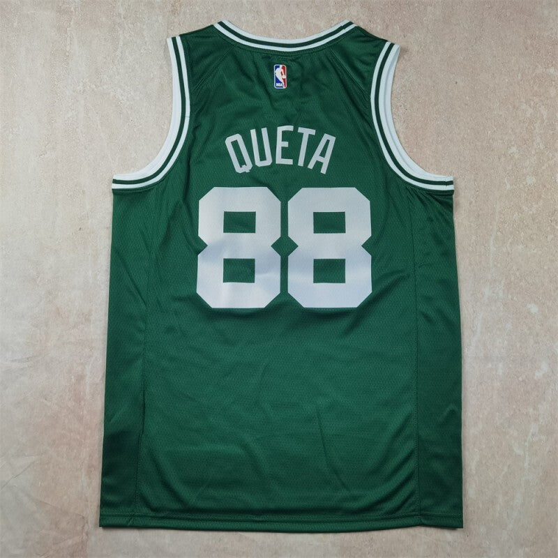 Boston Celtics#88 Neemias Queta Hot Press Celtics Style 5