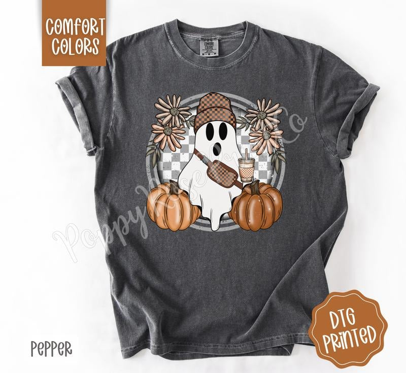 Boujee Ghost Shirt Comfort Colors, Women's Graphic Tee