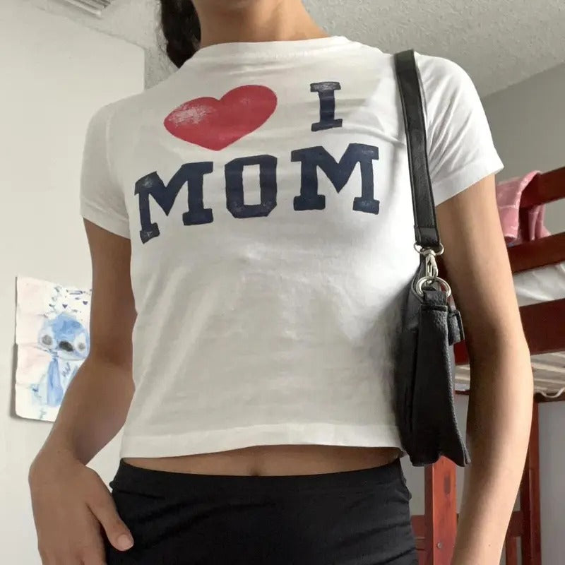 Brandy Melville Women's White Babytee, Crewneck