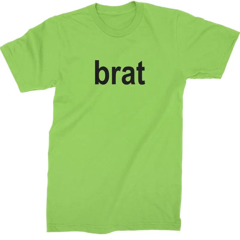 Brat Mens T-shirt, Lime Green Shirt, I'm So Julia Tee, Pop Culture Tshirt, Brat Girl Summer Tee, Mens Clothing, Halloween...