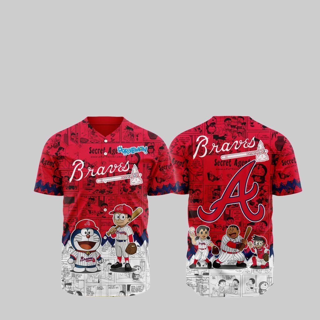 Braves Doraemon Jersey 2025 - Grishko.com