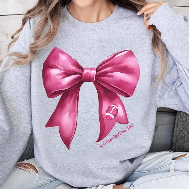 Breast Cancer T-Shirt, In October We Were Pink T-Shirt, Halloween T-Shirt, Coquette Bow Shirt, Football T-Shirt, Vintage T-Shirt