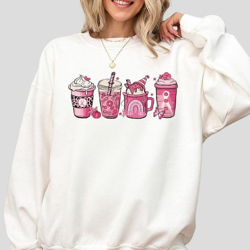 Breast Cancer Warrior Shirt, Pink Ribbon Cancer Shirt, Cancer Warrior Shirt, Shirts For Women, Pink Ribbon Shirt, Cancer Leopard Shirt, Cancer Fight Shirt, Pink Ribbon T-shirt, Women's Tops, Breast Cancer Tee For Women, Gift For Women