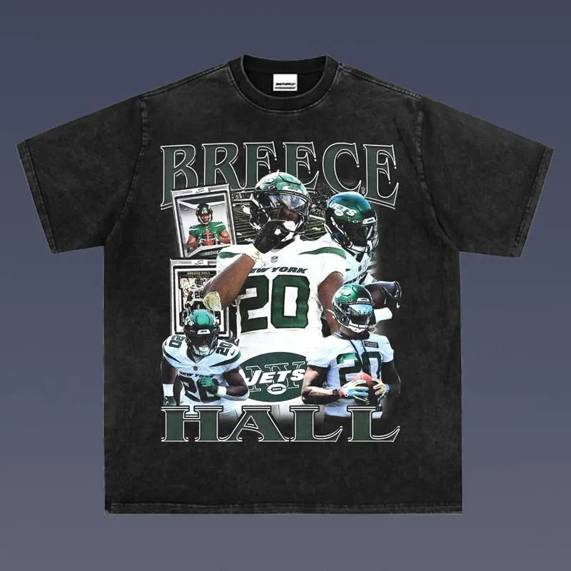 Breece Hall 1.0 VINTAGE TEE | AMERICAN FOOTBALL | GIFT FOR FAN