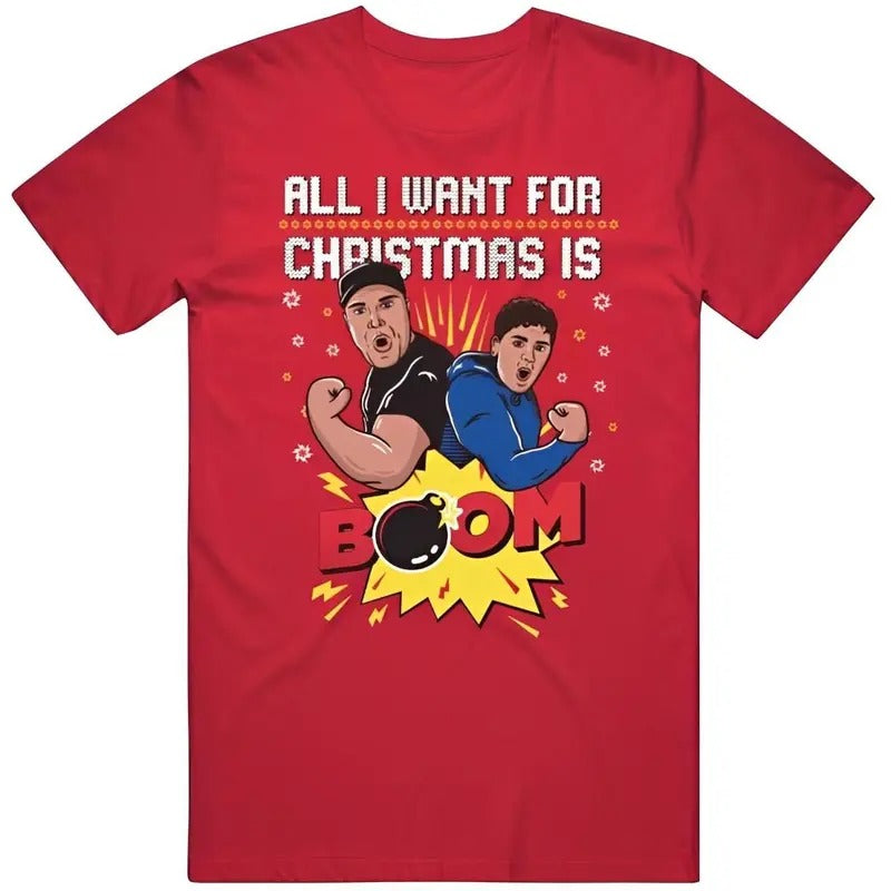 Bring The Boom Costco Guys Ri.zzler Funny Tiktok Meme Joke T Shirt, Christmas Gifts, 100% Cotton, Crew Neck, Slight Stretch, Breathable & Wear-Resistant, All-Season Short Sleeve Tee, Perfect for Outdoor & Daily Fashion