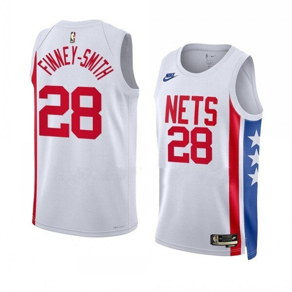 Brooklyn Nets #28 Dorian Finney-Smith 2022-23 Classic Edition White Swingman