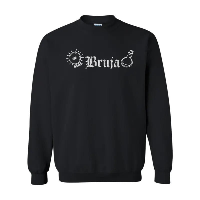 Bruja (Witch) Halloween Embroidered Sweatshirt