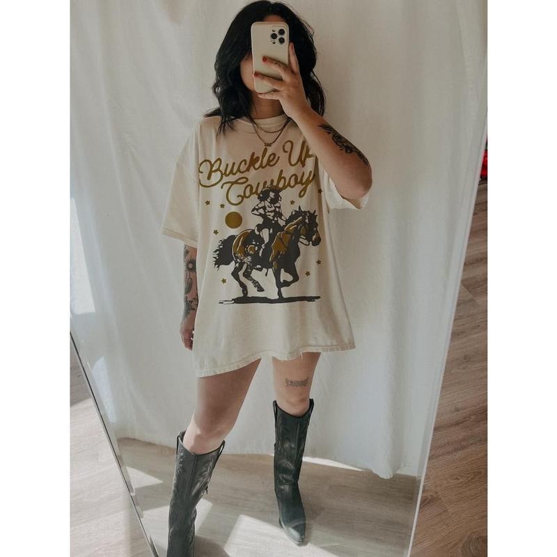 Buckle Up Cowboy Tee, Western trendy country t shirt, horse shirt, cowgirl T-shirt, sweater and Hoodie vintage shirt...
