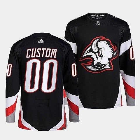 Buffalo Sabres Custom black alternate premier breakaway-player jersey