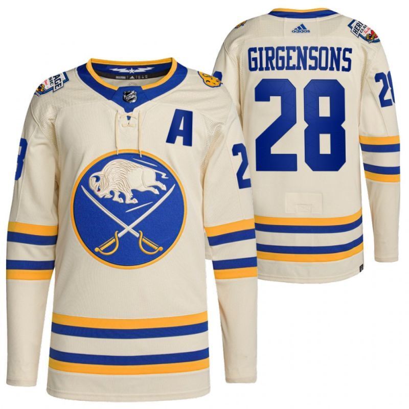 Buffalo Sabres #28 zemgus-girgensons-white-2022-heritage-classic-primegreen-authentic-jersey