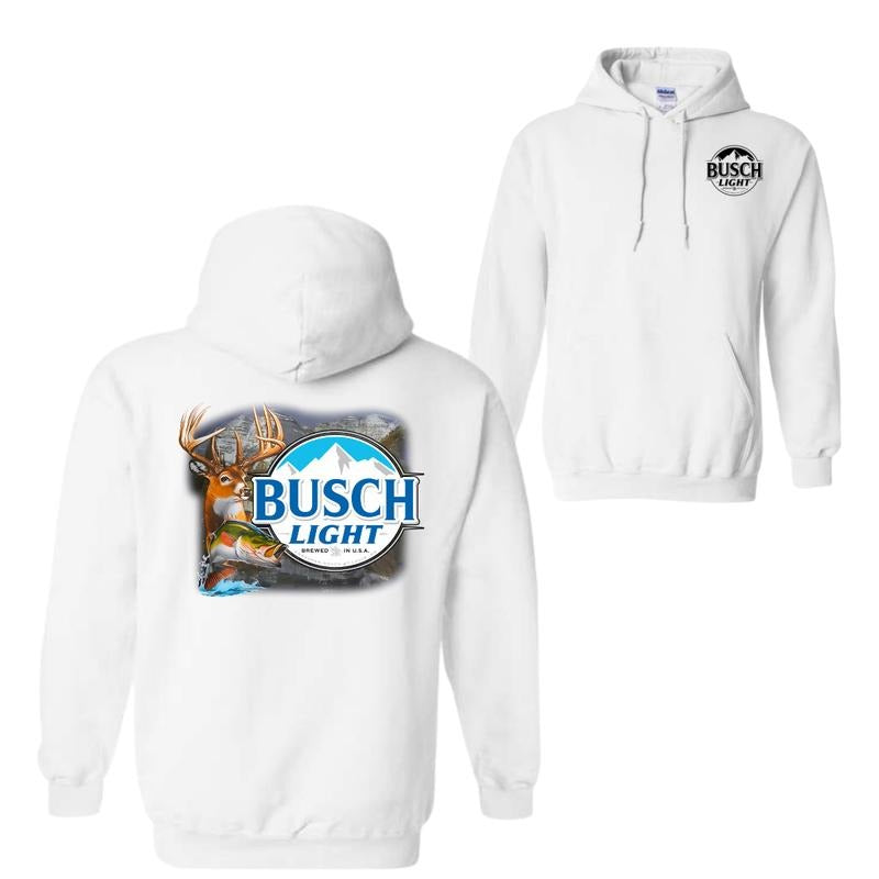 Busch Light Buck & Bass Hoodie - SweatShirt - T-Shirt, Busch Light T-Shirt, For Men, For Women | WearSparks.com
