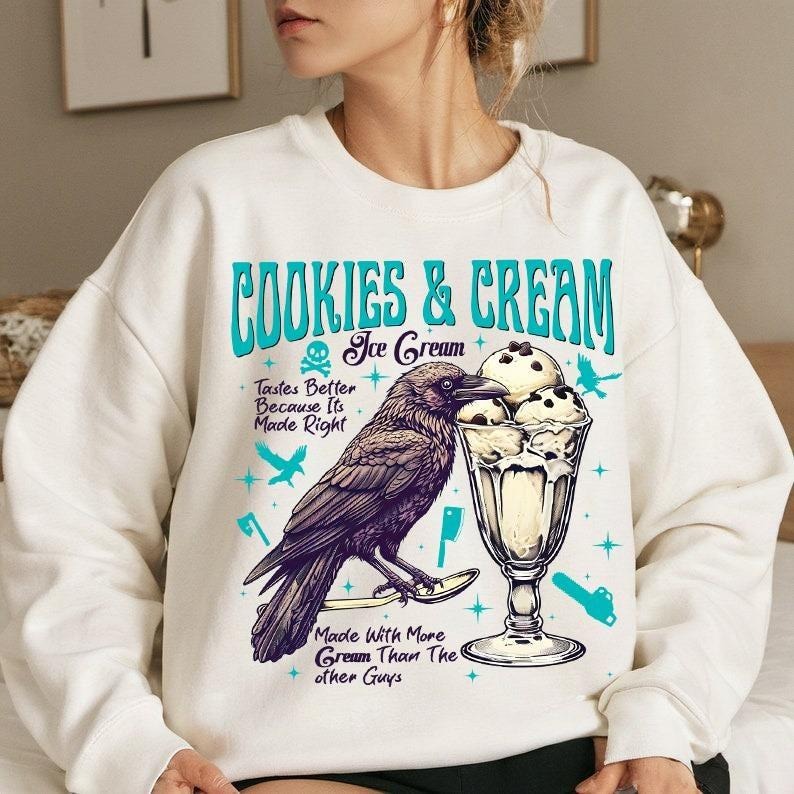 Butcher Blackbird Dark Romance Sweatshirt, T-shirt, Hoodie, Cookie & Cream Ice Cream Shirt, Brynne Inspired Book Shirt, Gift For Book Lover