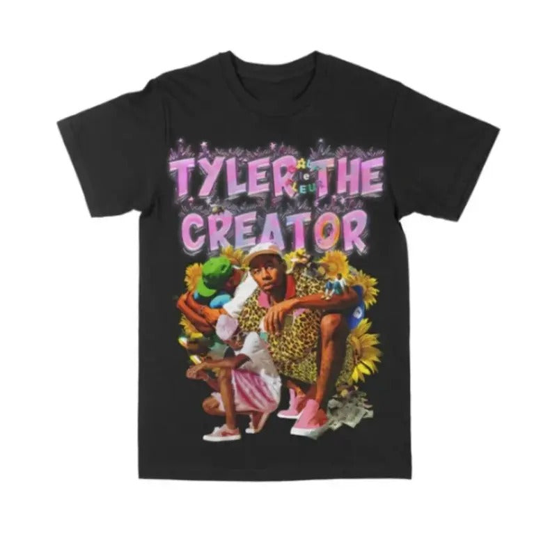 CALL ME WHEN YOU GET LOST TEE - Tyler the creator printed t-shirt, Tyler The Creator Unisex Tour Concert 2025, Casual, Classic Fashion Cotton Underwear Shirt Womenswear And Menswear T-Shirt, Graphic Tee