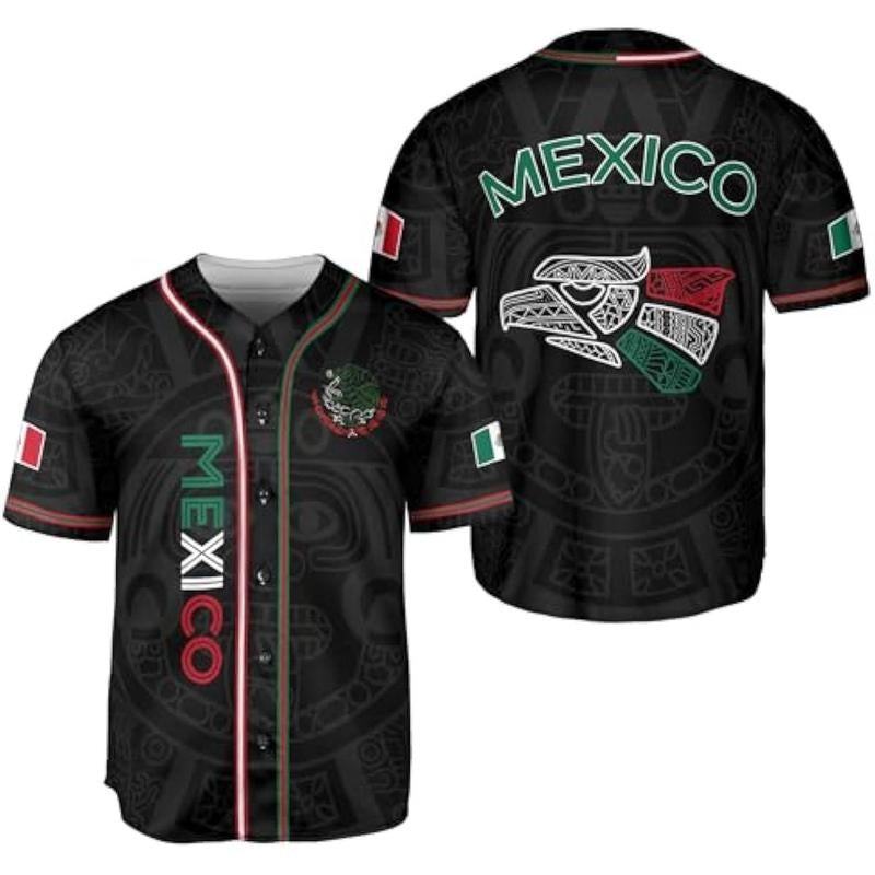 CHIARA CONTI Men's Mexico Baseball Jersey, gift for dad