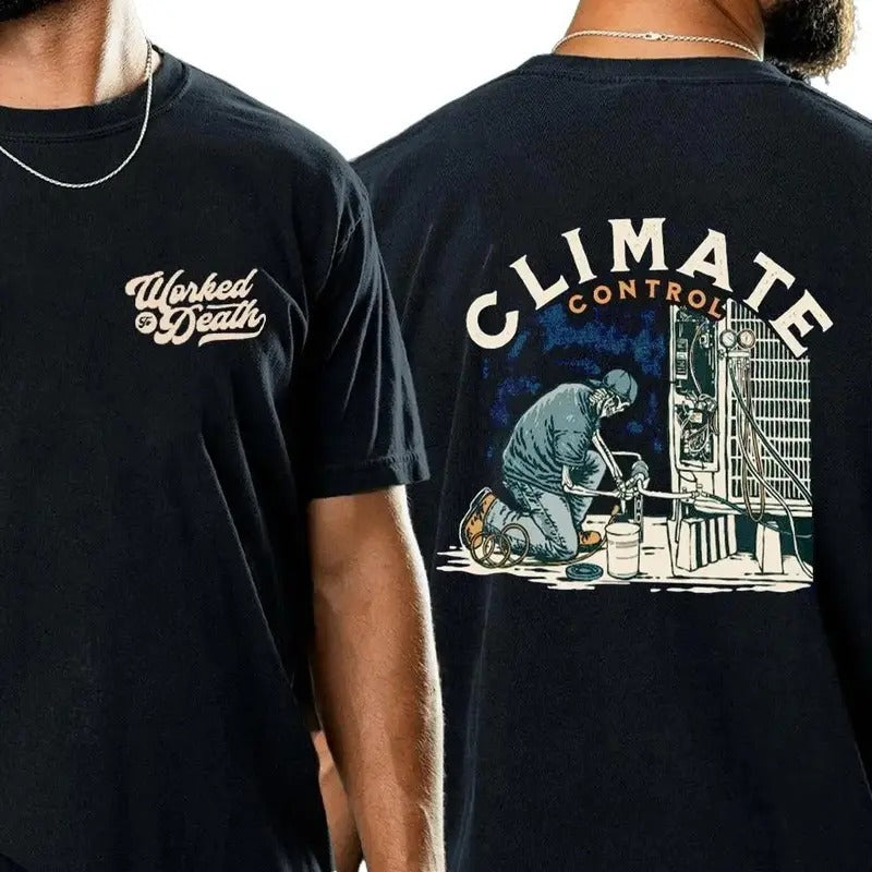 CLIMATE CONTROL t-shirt, Gift for Dad, Gift for Mom, Gift for him, gift for her, birthday gift, Gift for friends, Y2k shirt, trendy design shirt, viral shirt, graphic shirt