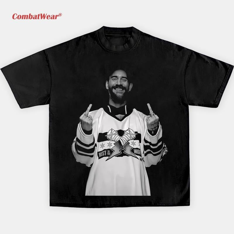 CM PUNK NEW TEE, Wrestling Tee, WWE Tee, Wrestling Gift, Sports Shirt, Workout T-shirt, Gift for Him Gift For Her Hoodie Sweatshirts