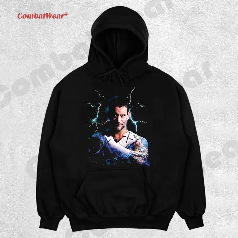 CM PUNK TEE , Wrestling Tee, Wrestling Graphic Tee, Wrestler Shirt, Sports Shirt, Vintage Wresting Shirt, Wrestling Gift Hoodie Sweatshirts