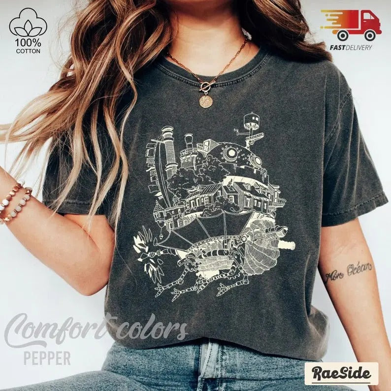 Calcifer shirt, Spirited Away shirt