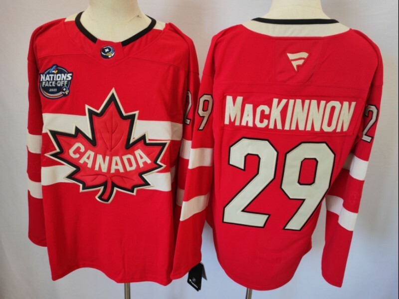 Canada #29 Nathan MacKinnon Canada Olympics Edition
