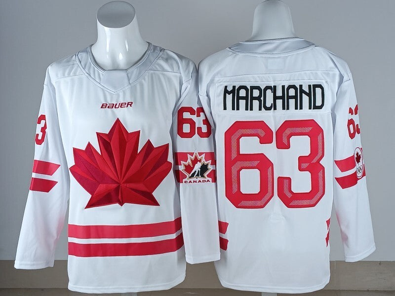 Canada hockey #63 brad marchand Canada 2026 Winter Olympics Edition Style 3