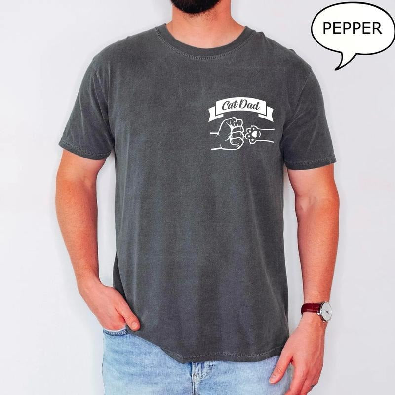 Cat Dad T-Shirt, Cat Owner Sweatshirt, Funny Cat Shirt, Cat Lovers Tee, Pet Owner Tshirt, Cat Father Shirt