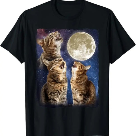 Cat Howling At Moon T-Shirt, Cat Selfie Vintage 90s Graphic Shirt, Retro Funny Cat Tee, Alien Kitten Shirt, Y2k Halftone Gag Washed Tee, Cat Lovers Gift