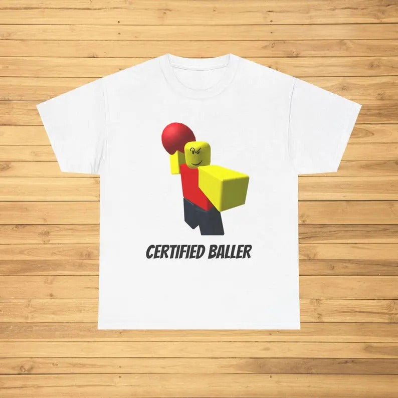 Certified Baller Funny Tshirt, Meme Shirt Menswear Top Streetwear Tropical