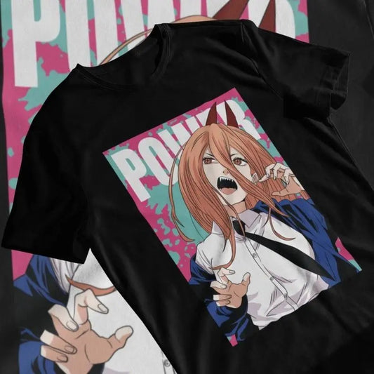 #Chainsaw Man T-Shirt, Power Shirt, Manga Shirt, Anime Shirt, Anime Lovers Shirt Sweatshirt, Hoodie, Comfort Colors