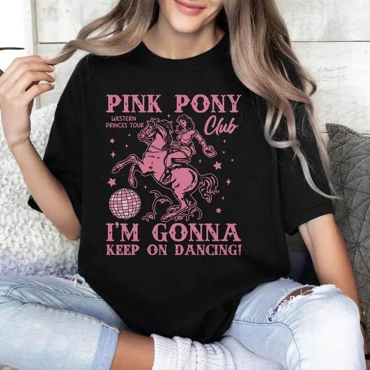 Chappelll Shirt, Pink Pony Club Shirt, Keep On Dancing Shirt Hoodie, Sweatshirt | WearSparks.com