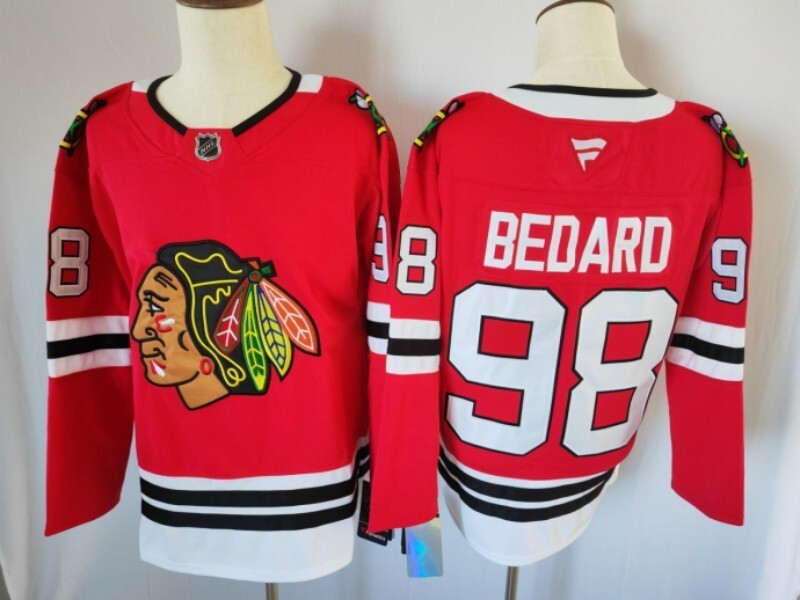 Chicago Blackhawks #98 Connor Bedard Blackhawks Style 1