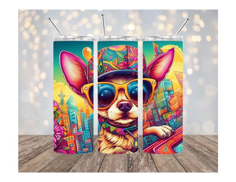 Chihuahua 20oz Stainless steel tumbler T-Shirts, Hoodie, Sweatshirt | WearSparks.com