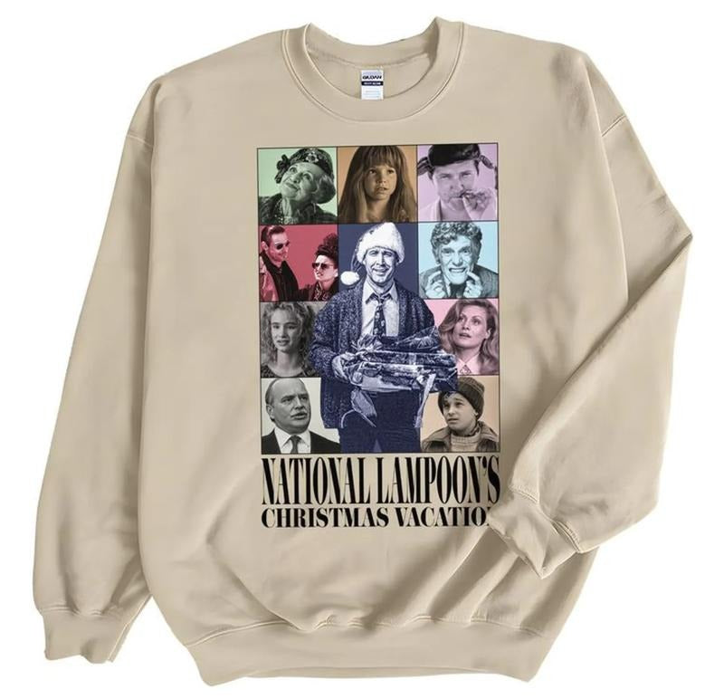 Christmas Vacation Sweatshirt, My Christmas Era Classic Movie Tee Womenswear Tops
