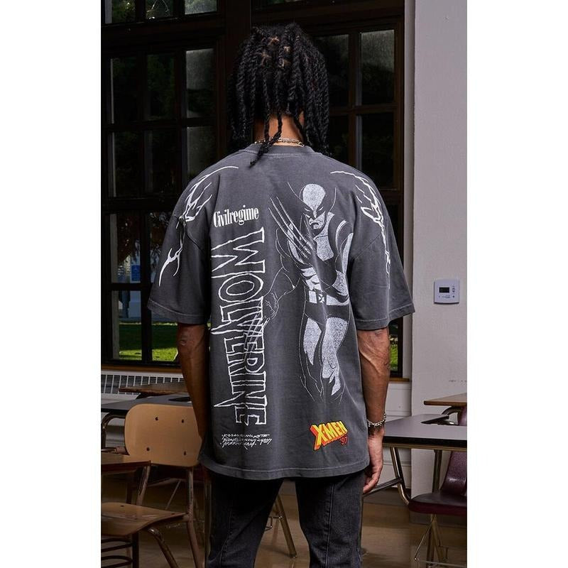 Civil Men's x X-Men '97 Wolverine T-Shirt - Multicolor Hoodie, Sweatshirt | WearSparks.com