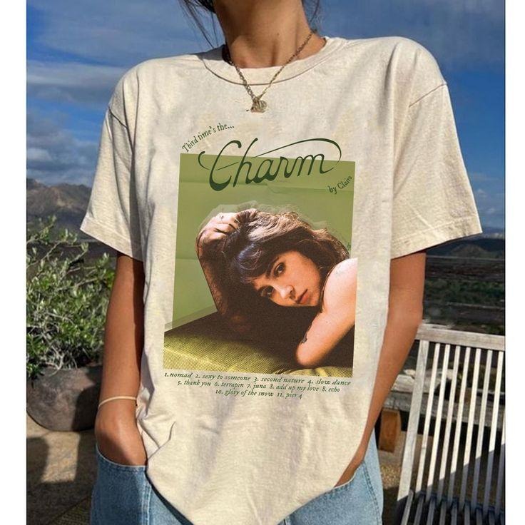 Clairo Charm T-Shirt, Album Cover Graphic Tee, Indie Band Gift Tee