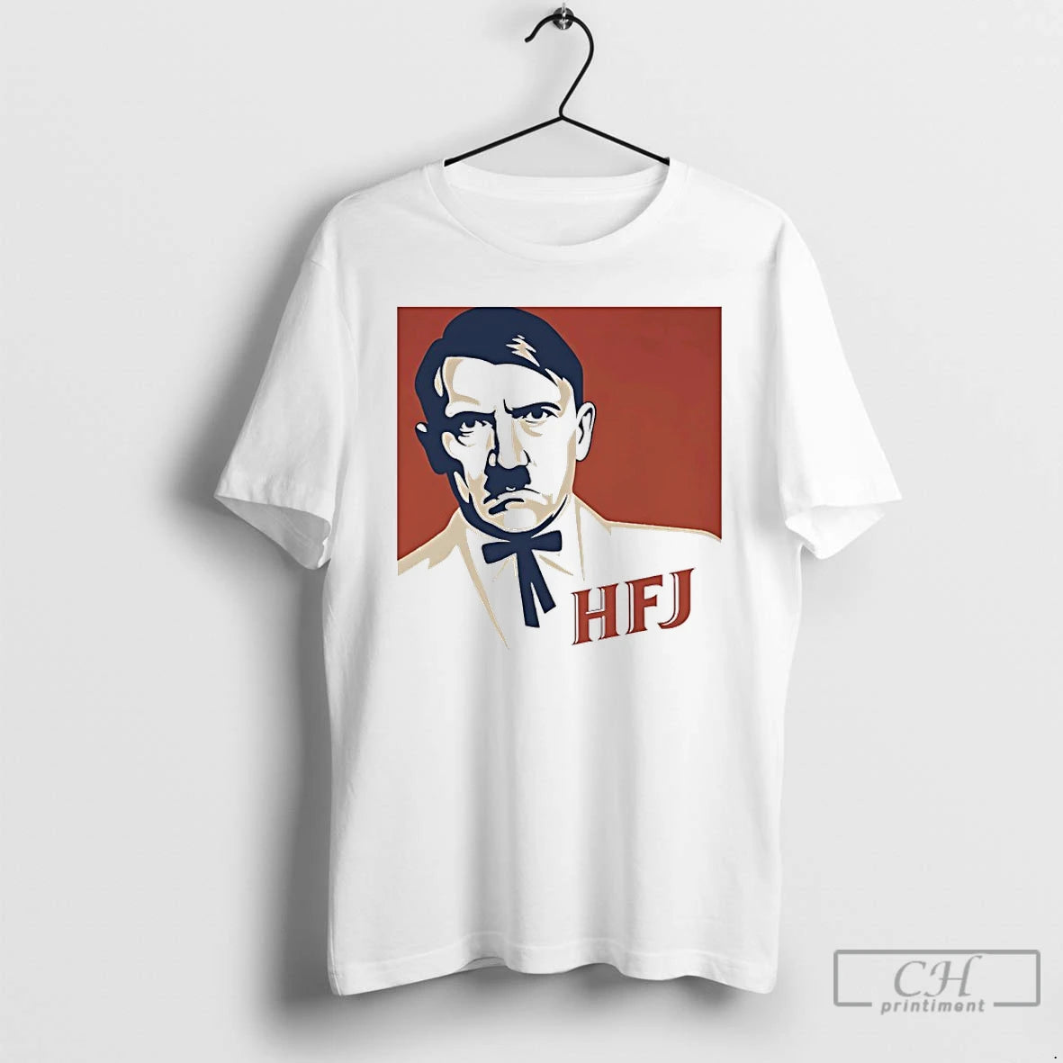Classic Adolf Hitler Hfj Kfc Parody Logo