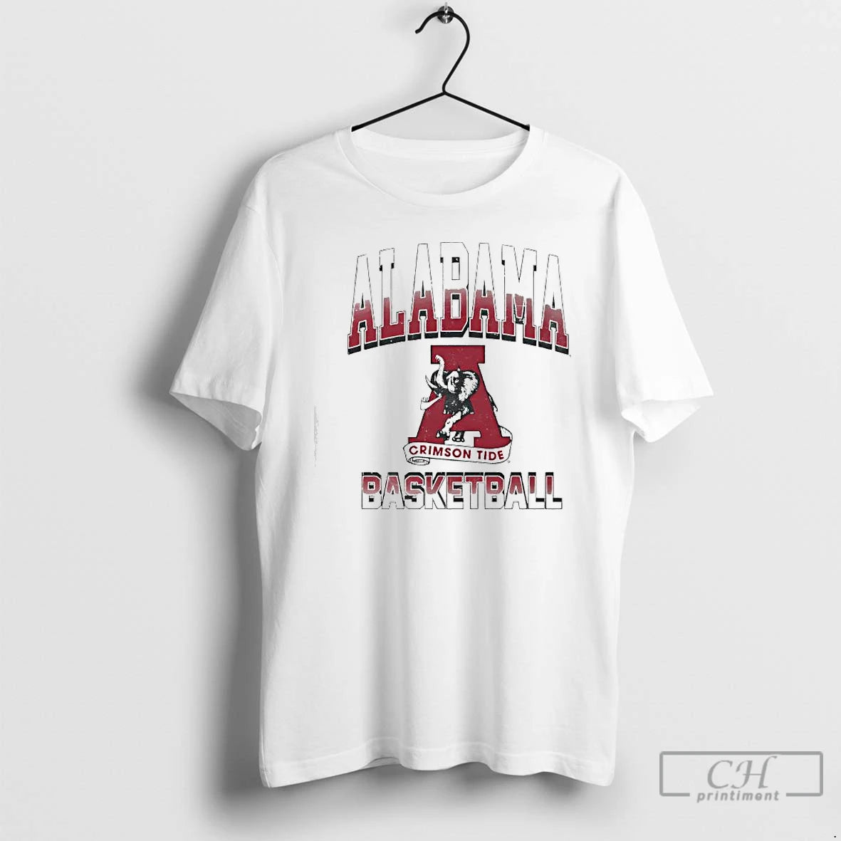 Classic Alabama Crimson Tide Basketball Logo Vintage
